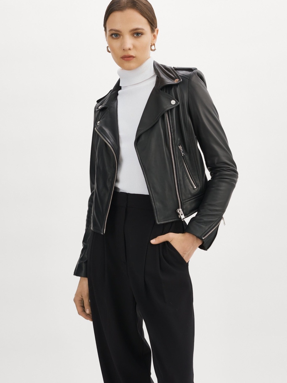 Lamarque DONNA | ICONIC LEATHER BIKER JACKET
